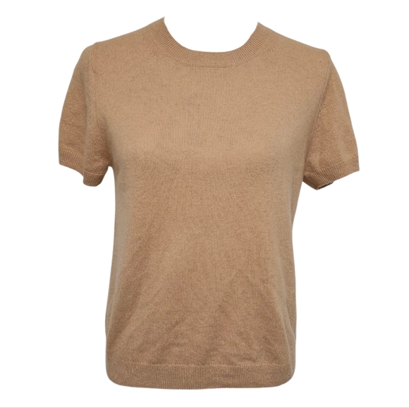 Quince Tops - Quince, Classic Tan Women's Top, Size Medium, 100% Cashmere, NWOT